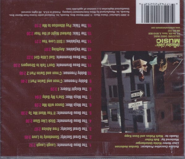 Various – San Francisco Roots (CD, Collectors' Choice Music, 2009) Back Cover