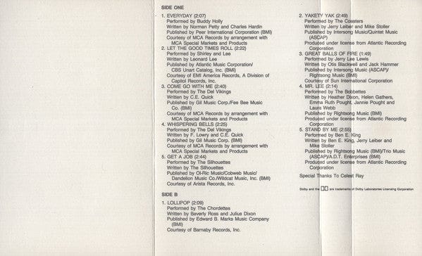 Various - Stand By Me (Original Motion Picture Soundtrack) (Cass, Comp, Dol) on Atlantic, Atlantic at Further Records