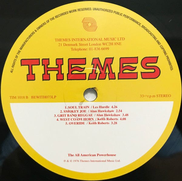 Various – The All American Powerhouse (LP, 180g, Be With Records, 2019) Image 4