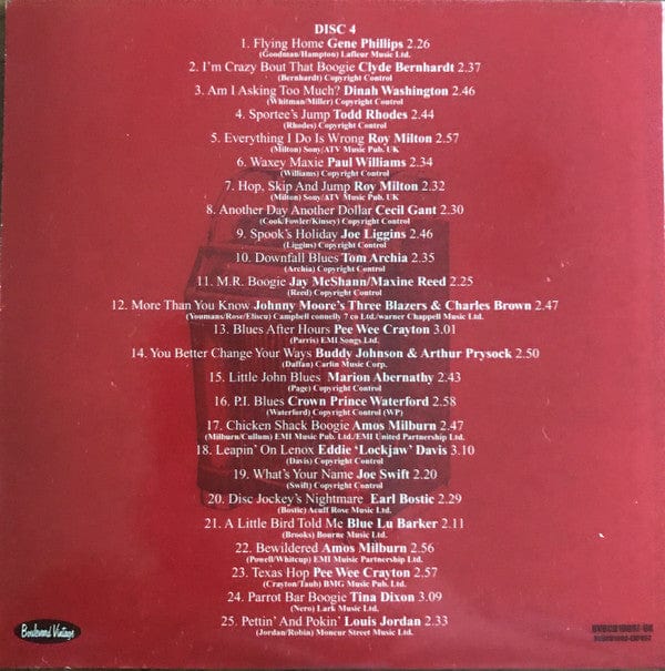 Various - The R&B Years 1948 (4xCD) Boulevard Vintage CD 8282914008428