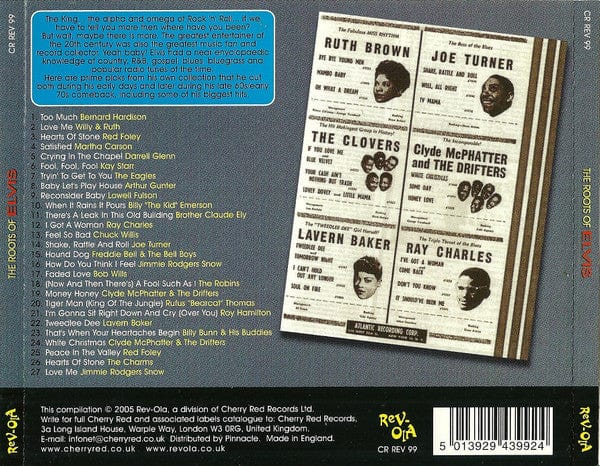 Various - The Roots Of Elvis (CD) Rev-Ola CD 5013929439924