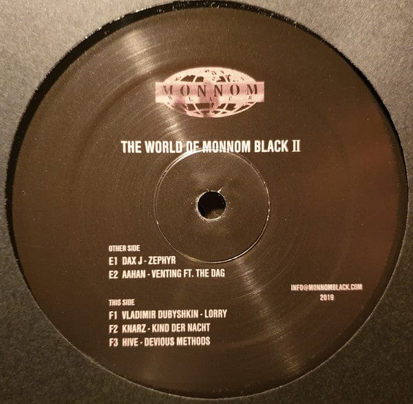 Various - The World Of Monnom Black II (3x12", Comp) Monnom Black