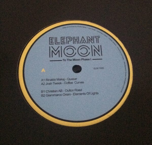 Various – To The Moon Phase I (12", Elephant Moon, 2016) Front Cover