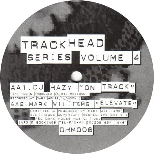 Various – Trackhead Series Volume 4 (12", Dark House Music, 1999) Back Cover