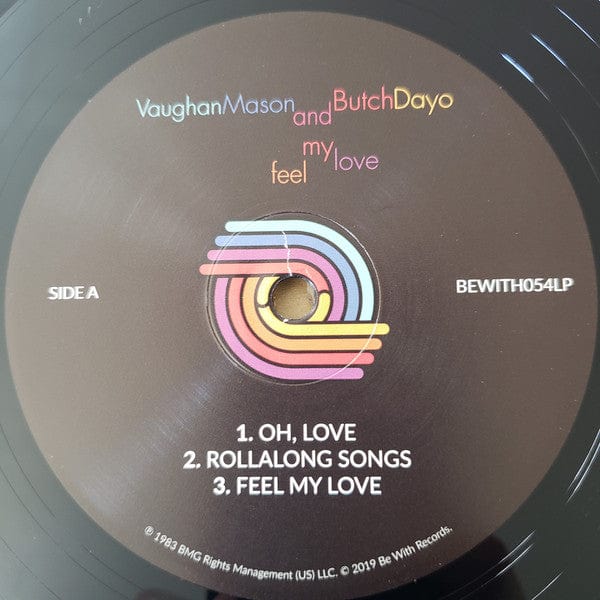 Vaughan Mason Butch Dayo – Feel My Love (LP, 180g, Be With Records, 2019) Image 3