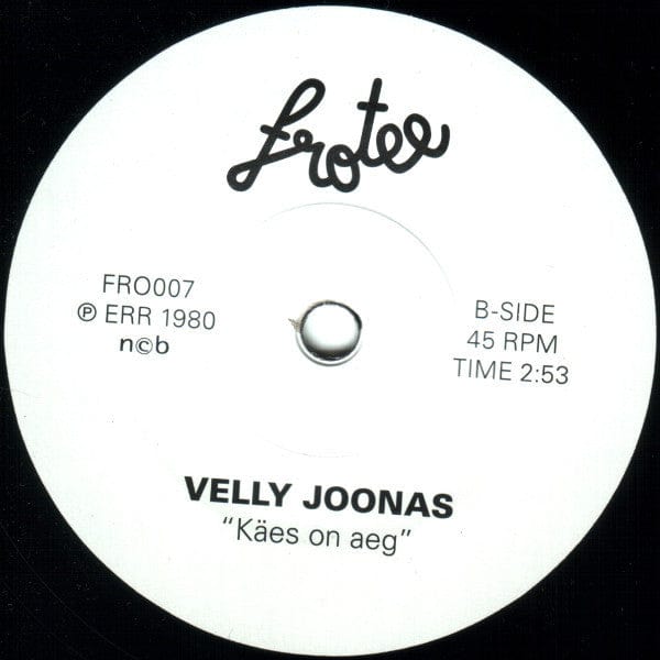 Velly Joonas – Stopp, Seisku Aeg! (7", Frotee, 2015) Image 4