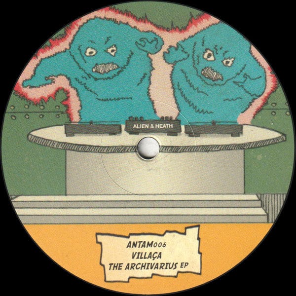 Villaça – The Archivarius EP (12", Antam Records, 2021) Front Cover