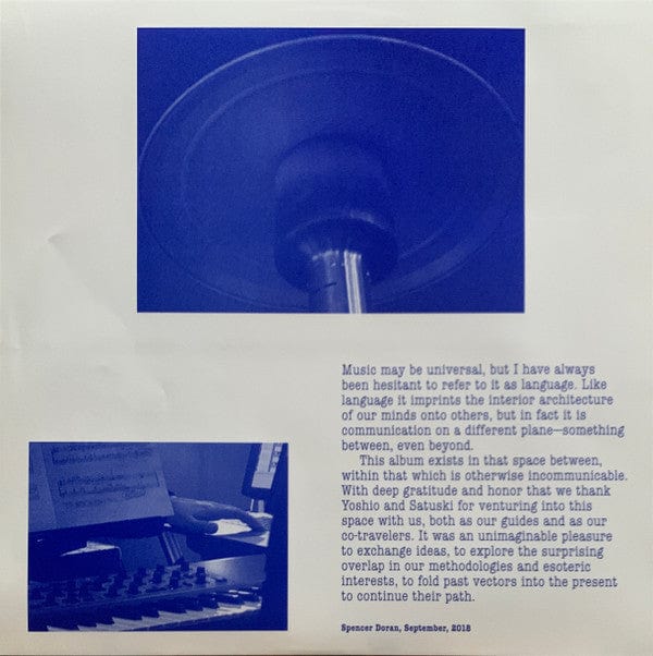 Visible Cloaks Yoshio Ojima Satsuki Shibano – Serenitatem (LP, Rvng Intl., 2019) Image 5