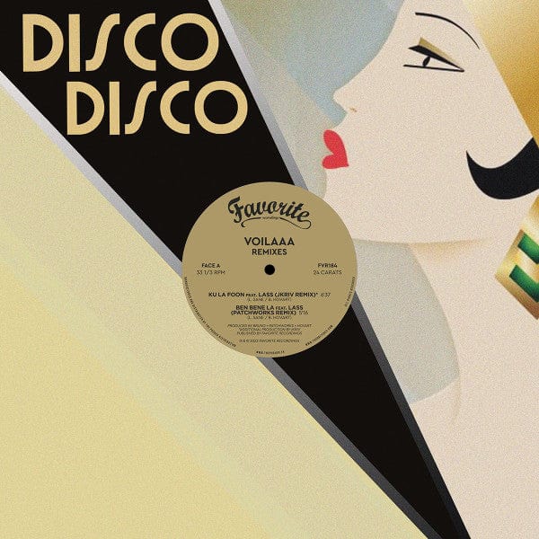 Voilaaa – Remixes (12", Favorite Recordings, 2022) Front Cover