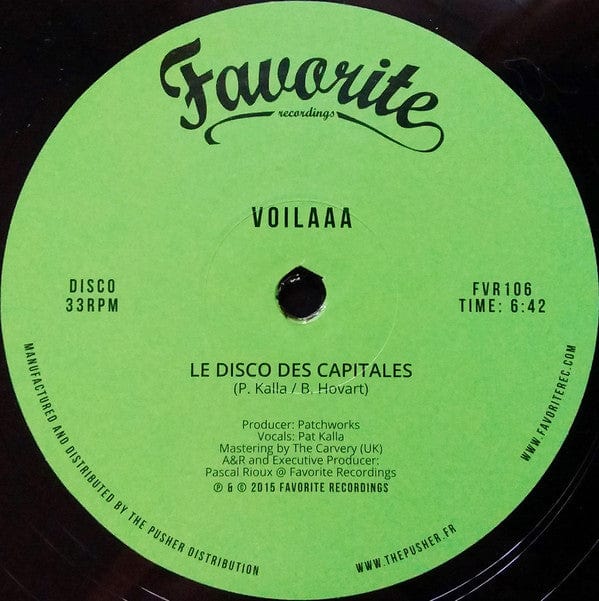 Voilaaa - Spies Are Watching Me (12") Favorite Recordings Vinyl 3760179353228