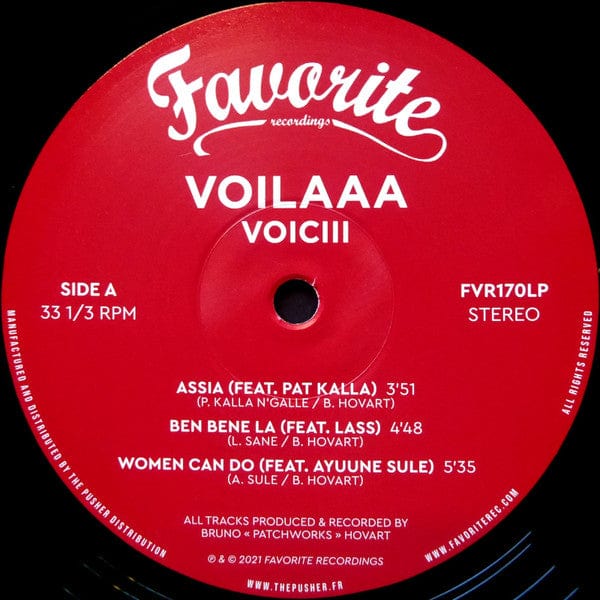 Voilaaa - Voiciii (2xLP) Favorite Recordings Vinyl