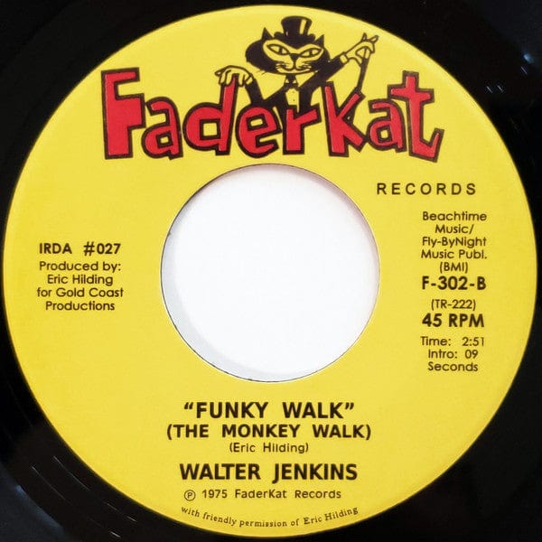 Walter Jenkins – Back In My Life (7", Tramp Records, 2017) Back Cover