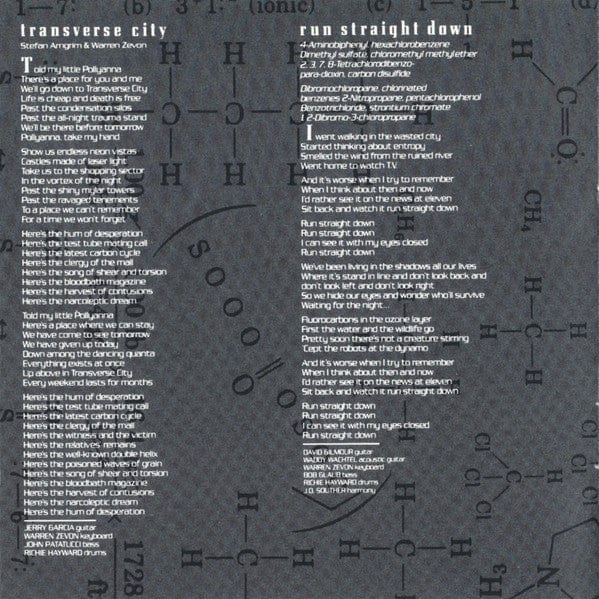 Warren Zevon – Transverse City (CD, Virgin America, 1989) Image 5