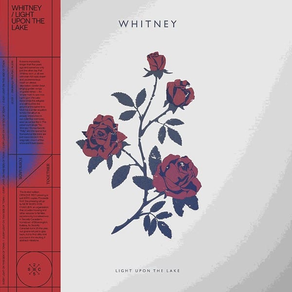 Whitney – Light Upon The Lake (LP, Red, Secretly Canadian, 2021) Back Cover
