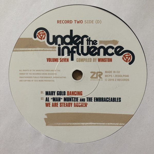 Winston (10) - Under The Influence Volume Seven (A Collection Of Rare Soul & Disco) (2xLP, Comp) Z Records