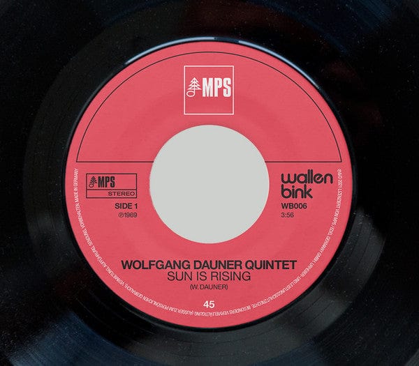 Wolfgang Dauner Quintet - Sun Is Rising / A Day In The Life (7") MPS Records,WallenBink Vinyl
