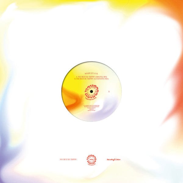 Woody S.A.M. – You Must Be Trippin' (12", heidegluehen, 2021) Back Cover
