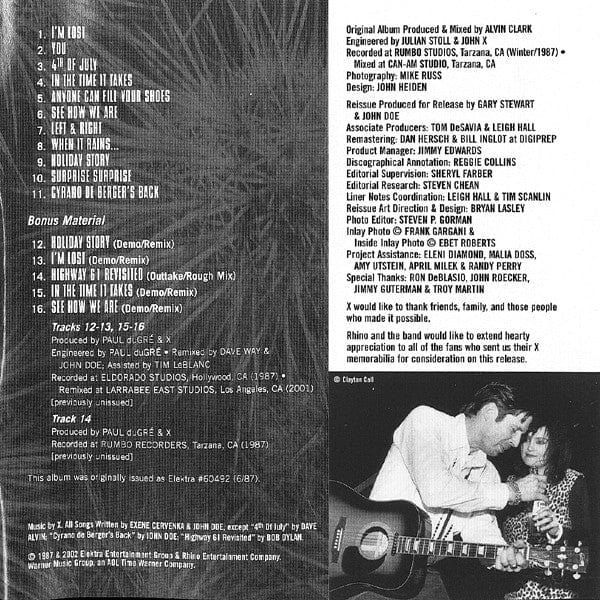 X (5) - See How We Are (CD) Rhino Records (2),Elektra CD 081227825928