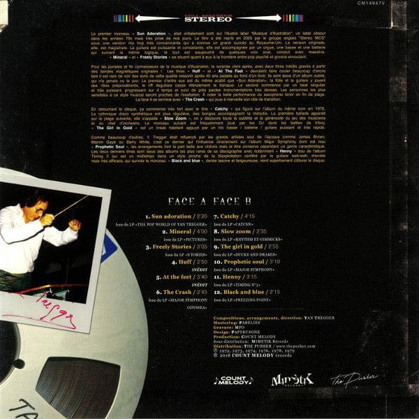 Yan Tregger – The Pop World Orchestra (LP, Count Melody, 2018) Back Cover