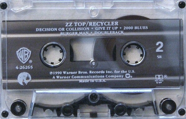ZZ Top - Recycler (Cassette) Warner Bros. Records, Warner Bros. Records Cassette 075992626545