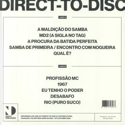 Marcelo D2 & SambaDrive - Direct-To-Disc (LP)