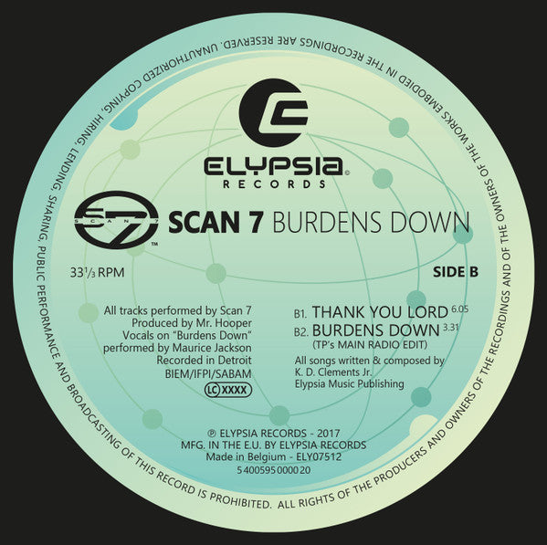 Scan 7 : Burdens Down (12", Single)