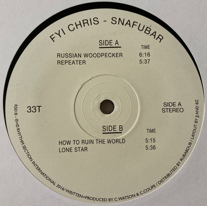 FYI Chris : Snafubar (12", EP)