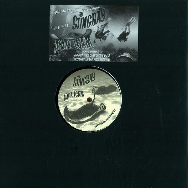 DJ Stingray – Aqua Team (12", WéMè Records, 2007) Front Cover