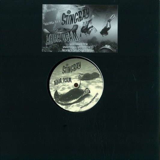DJ Stingray – Aqua Team (12", WéMè Records, 2007) Front Cover