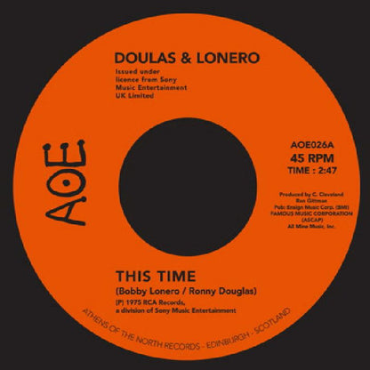 Douglas And Lonero : This Time / Don't Let Yourself Get Carried Away (7", RE)