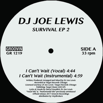 Joe Lewis : Survival EP 2 (12", EP)