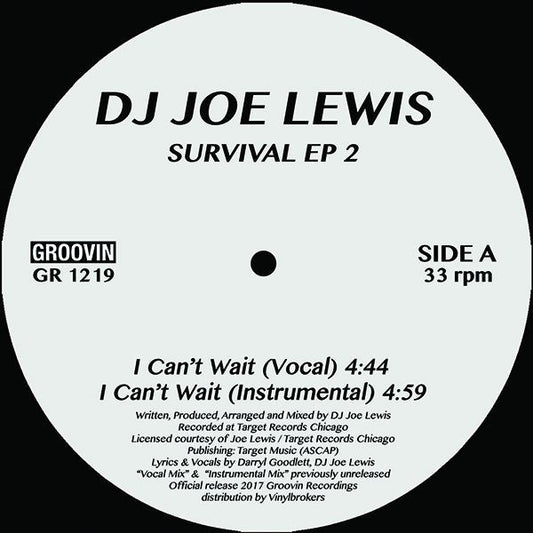 Joe Lewis : Survival EP 2 (12", EP)