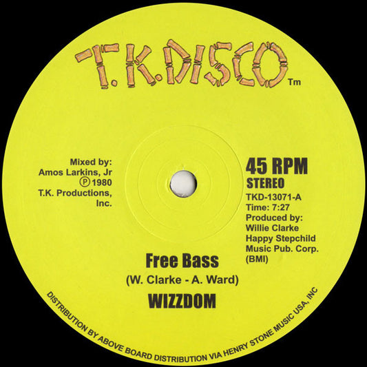 Wizzdom / Jimmy Bo Horn* / Herman Kelly : Free Bass / Is It In / Life A Refreshing Love (12", RE, RM)