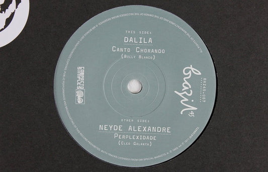 Neyde Alexandre / Dalila : Perplexidade / Canto Chorando (7")