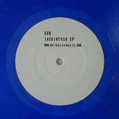 XDB : Jackintosh EP (12", EP, Ltd, W/Lbl, Blu)