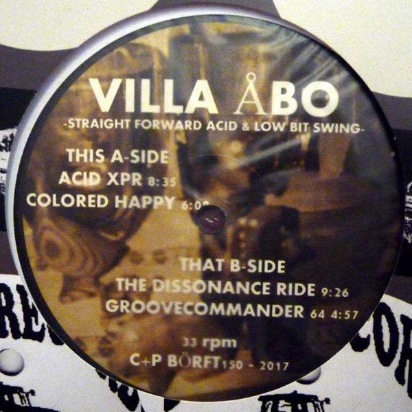 Villa Åbo : Straight Forward Acid And Low Bit Swing (12", EP)