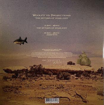 Woolfy vs. Projections – The Return Of Starlight (12", Permanent Vacation, 2007) Back Cover