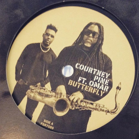 Courtney Pine Ft. Omar : Butterfly (7", Single)