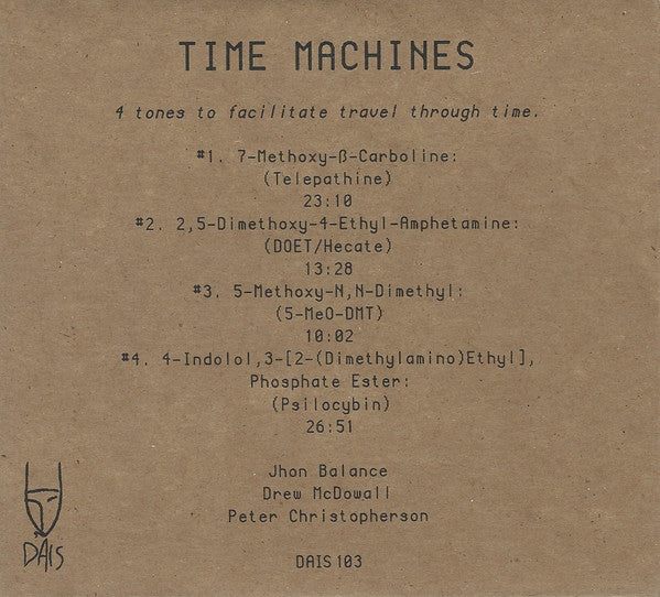 Time Machines : Time Machines (CD, Album, RE, RM)