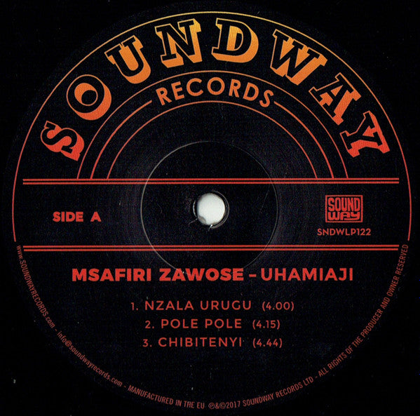 Msafiri Zawose : Uhamiaji (2xLP, Album)