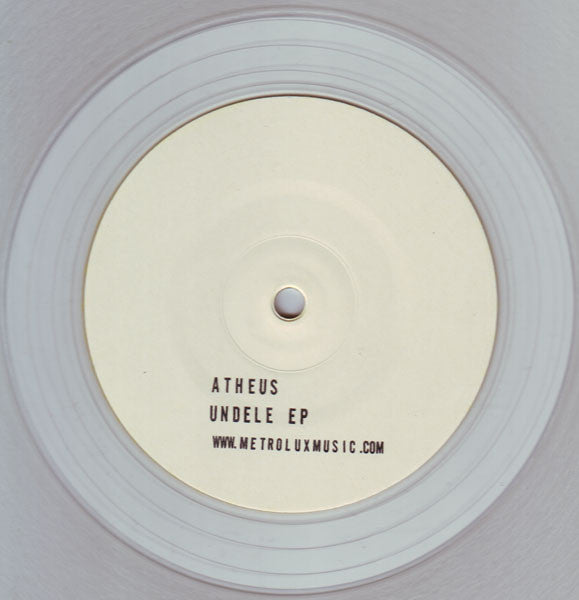 Atheus : Undele EP (12", EP, Ltd, W/Lbl, Cle)