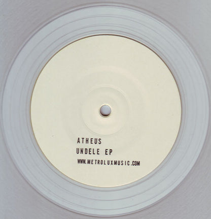 Atheus : Undele EP (12", EP, Ltd, W/Lbl, Cle)
