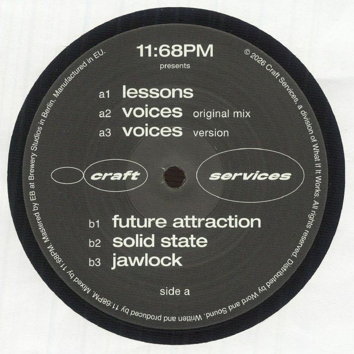 11:68PM – CRAFT SERVICES 001 (12", Craft Services, 2026) Front Cover