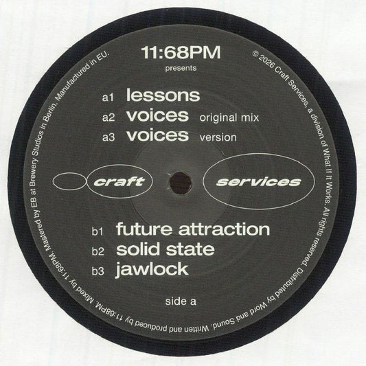 11:68PM – CRAFT SERVICES 001 (12", Craft Services, 2026) Front Cover