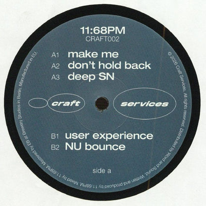 11:68PM – CRAFT SERVICES 002 (12", Craft Services, 2026) Front Cover