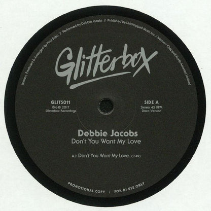 Debbie Jacobs : Don't You Want My Love (12", Promo)