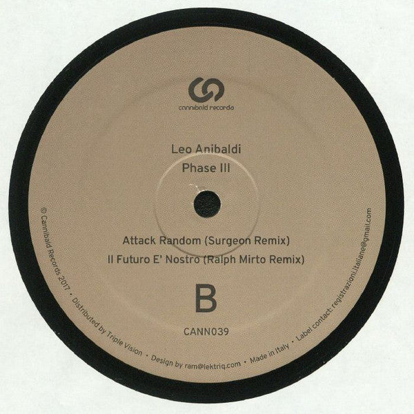 Leo Anibaldi : Phase III (12")