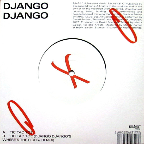 Django Django : Tic Tac Toe (7", Single)