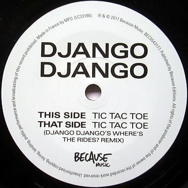 Django Django : Tic Tac Toe (7", Single)