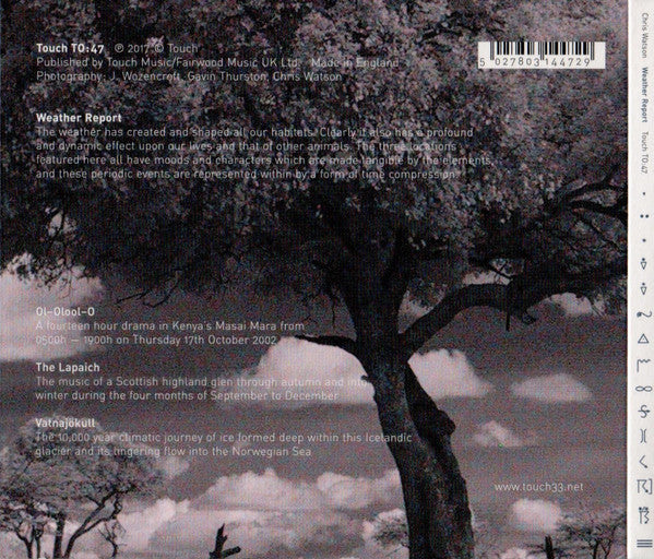 Chris Watson : Weather Report (CD, Album, RP)